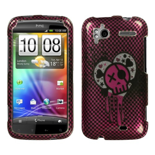 Protector Funda Htc Sensation 4g Calavera Lila