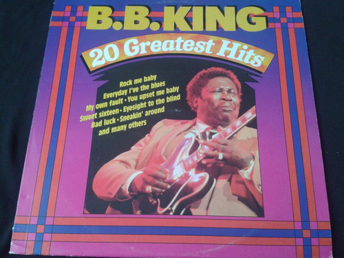 Lp B. B. King 20 Greatest Hits