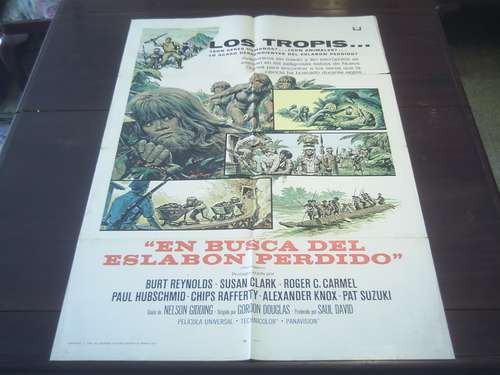 Poster Original Skullduggery Burt Reynolds Gordon Douglas 70