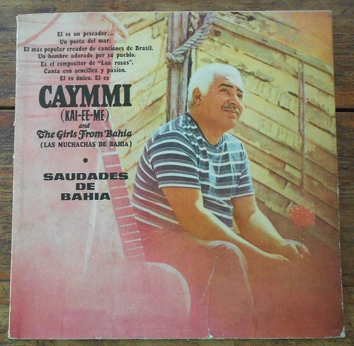 Caymmi Saudades De Bahia Lp Vinilo 8 Puntos