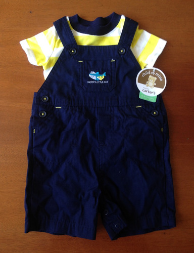 Overol C/polito Para Bb, Marca: Carters, Talla: 6-9m