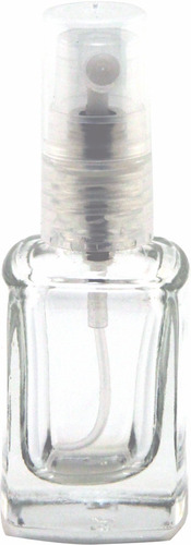 60 Vidros Perfume 10 Ml Quadrado Com Válvula Spray 