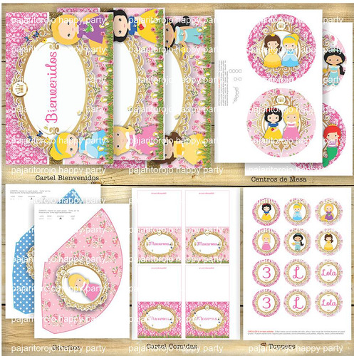Kit Princesas Disney