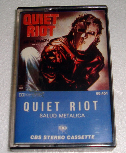 Quiet Riot Salud Metalica Cassette Argentino / Kktus