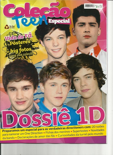 Revista Colecao Teen Dossiê One Direction 6 Posters 60 Fotos