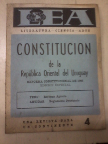 Libro Constitucion Republica Oriental Del Uruguay La Plata