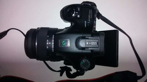 Imagem 5 de 10 de Sony Dslr A57 16.1mp+cartão 32gb+bolsa+timelapse+fonte+sapat