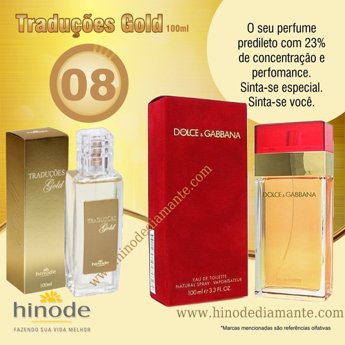 Perfume Hinode Traduções Gold 08- Doce & Cabana Feminino