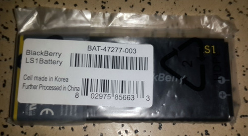 Bateria Blackberry Ls1 Ls-1 1800mah Original Blackberry Z10