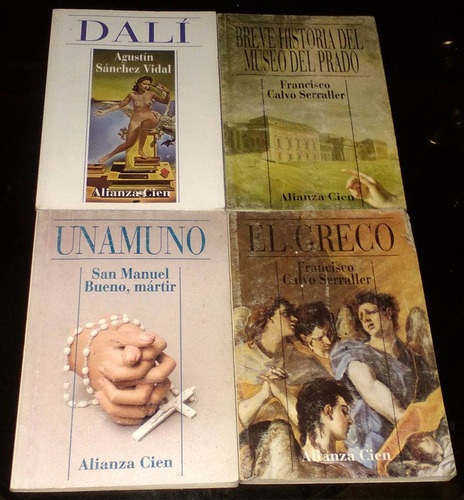 Lote De 4 Libros De Alianza Cien