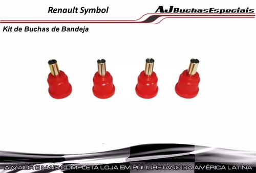 Renault Symbol - Kit Buchas Bandeja Diant. Em Pu