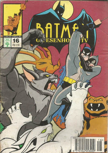 Batman O Desenho Da Tv N° 16 - Abril - Bonellihq Cx428 