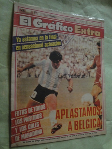 El Grafico Especial 45 Argentina Mundial Mexico 1986 Maradon