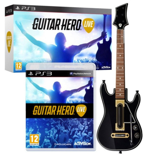 Guitar Hero Live Guitarra +juego Playstation 3 Nuevo