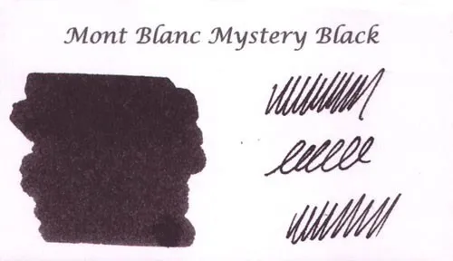 Tinta Pluma Fuente Montblanc - 60 Ml - Mystery Black