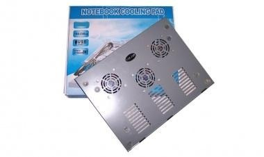 Cooler Notebook Disipador 3 Ventiladores Hub 4 Puertos Usb
