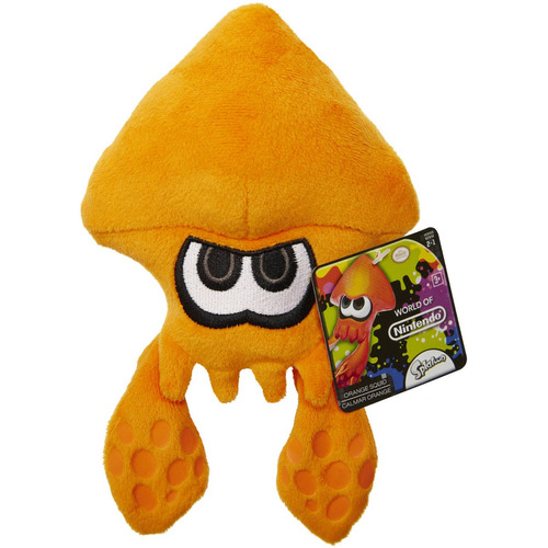 Mario Bros U Peluche Naranja Calamar