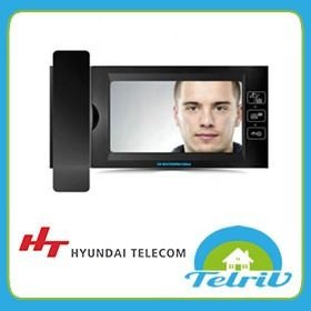 Imagen 3 de 6 de Portero Visor Hyundai Js-226 Lcd 7 Hd Color Antivandalico