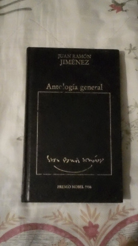 Libro Antología General, Juan Ramón Jiménez.