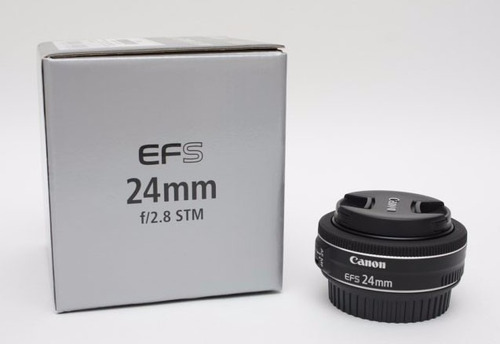 Lente Canon Nova 24mm F/2.8 Stm C/ Nf-e Garantia 1 Ano Canon