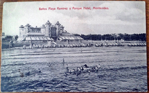 Antigua Postal Playa Ramirez Parque Hotel 1900