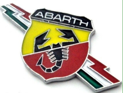 Emblema Abarth Em Metal Fiat 500 Punto Palio Linea Uno Bravo