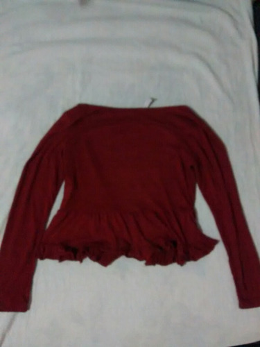 Colete Feminino Com Babado Vermelho Coletinho