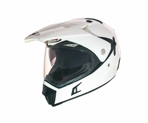 Casco Mx-311 Tourism White Shiro - Team Motorace -