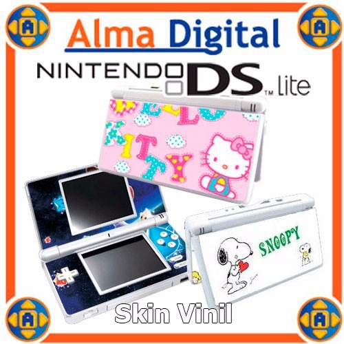 Imagen 1 de 2 de Skin Vinil Varios Modelos Nintendo Ds Lite Calcomanias