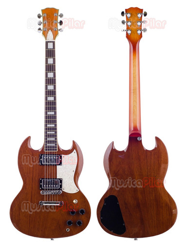Guitarra Electrica Sg Luthier Maple Y Caoba Musica Pilar