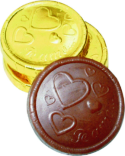 Kit Fabricacion Monedas Chocolate Ref. Te Amo
