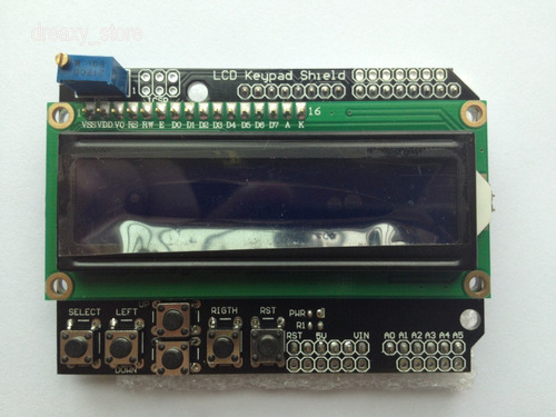 Arduino: Shield Con Lcd 16x2 Lineas Y Teclado Con 6 Teclas