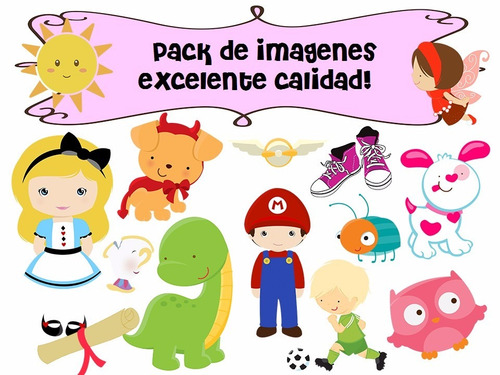 Kit Imprimible Pack Imagenes Png Scrap + Candy Bar + Regalos