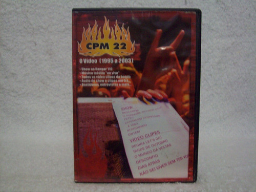 Dvd Original Cpm 22- O Vídeo (1995 A 2003)