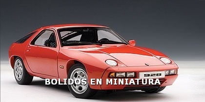 Porsche 928 - Rojo - Icono Clasico Aleman  - Autoart 1/18