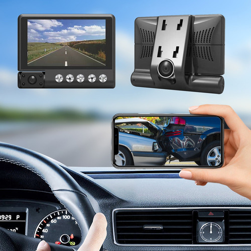 Cámara De Vigilancia Para Coche Hd 1080p Con Visión Nocturna