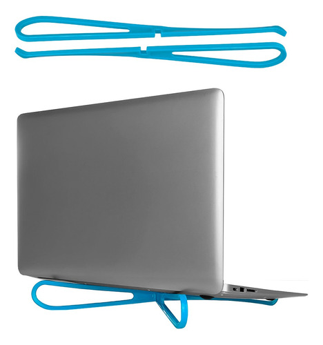 Base De Enfriamiento Ergonómica Laptop Soporte Portátil Color Azul