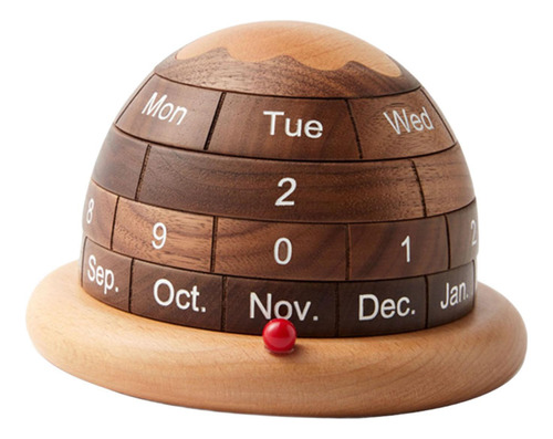 Calendario De Escritorio De Madera Calendario De Bloques
