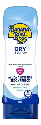 Loción Protector Solar Banana Boat Dry Balance Fps50 Mate