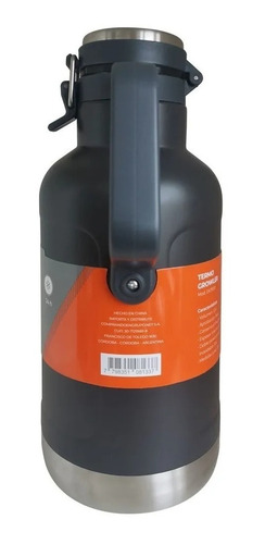 Imagen 3 de 6 de Termo Kushiro Ek1900 Acero Inox 1.9l Growler