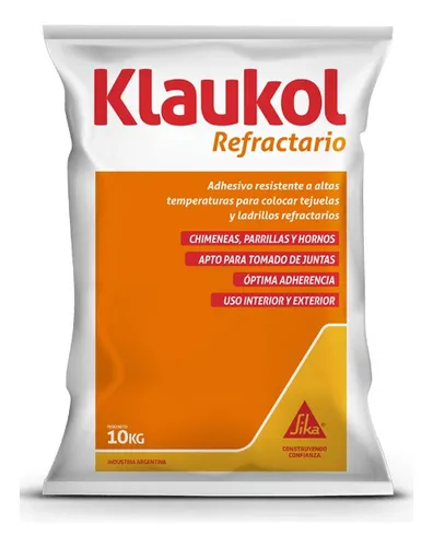 comprar Super Oferta !! Adhesivo Klaukol Refractario 10kg Parrilla