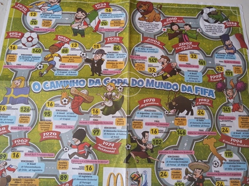 Folder Mcdonalds O Caminho Da Copa Do Mundo Fifa 2010 África (Usado)
