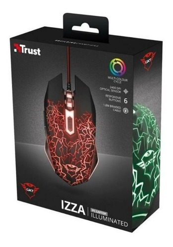 Mouse Gaming Trust Izza Illuminated Gxt 105 Sgi