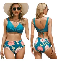 Comprar Bikinis Cintura Alta \u002F Traje De Baño - Beca Style