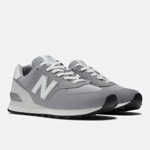 New balance 574 cinza masculino sales