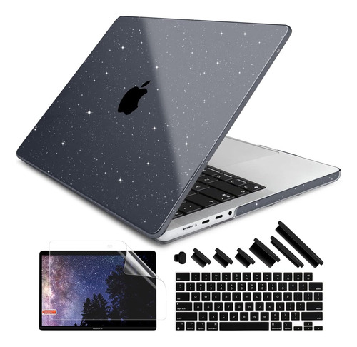 Funda Rígida Dongke Para Macbook Pro 16  2485 Sparklybla