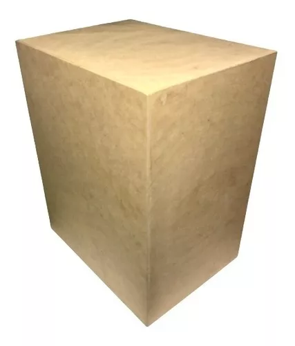 Cajas de madera Hernández - Caja de MDF sin pintar 30x30 y 12 de