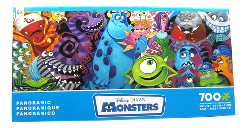 Ceaco Disney Panoramic Monsters Jigsaw Puzzle, 700 Piezas Mu