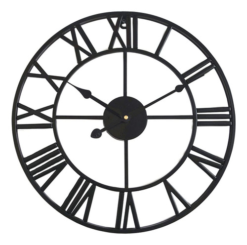 Reloj De Pared Decorativo De 45 Cm Con Números Romanos Vinta