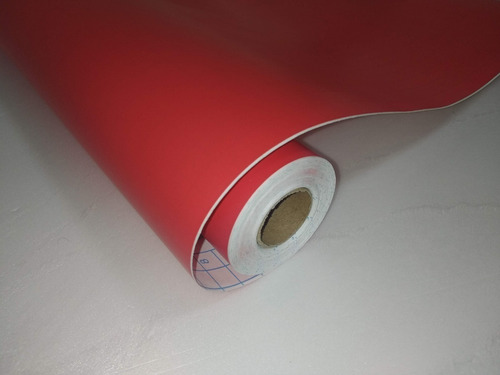 Papel Rojo Liso Contact Autoadhesivo 0,45x10mt Pvc 79731